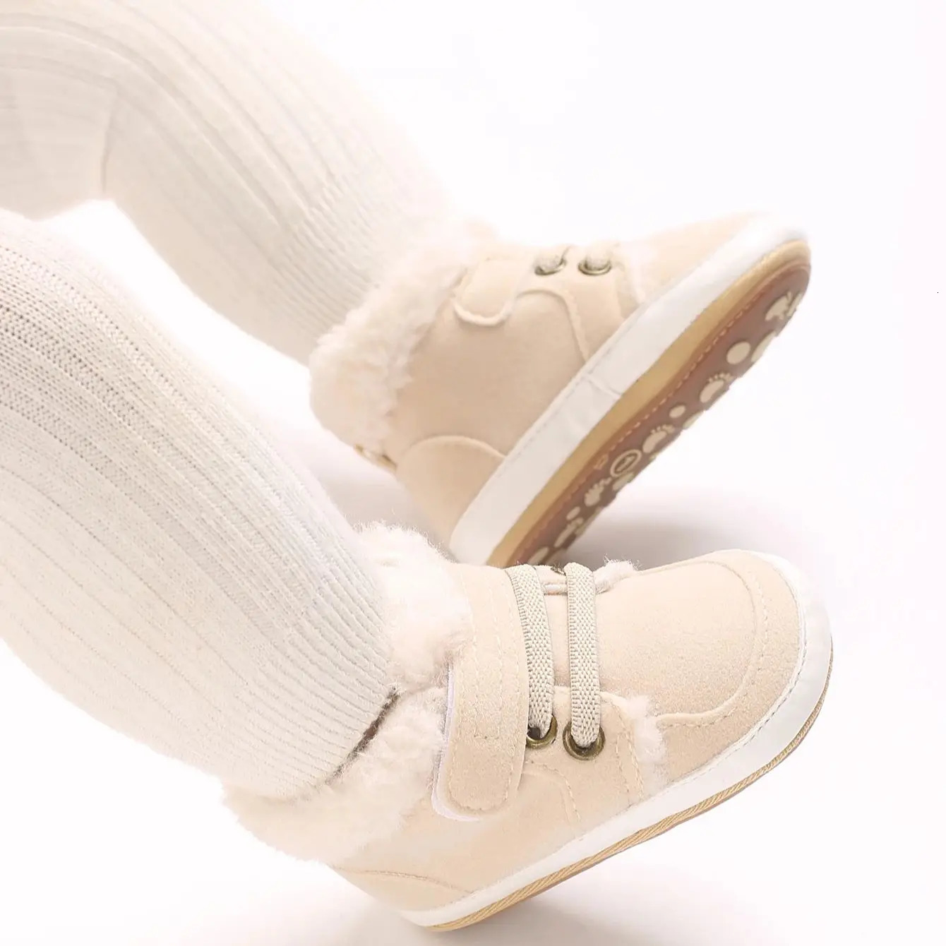 Baby Winter Boots Soft Cotton Snow Shoes for Toddlers Warm First Walkers 024M Solid Color n 251022