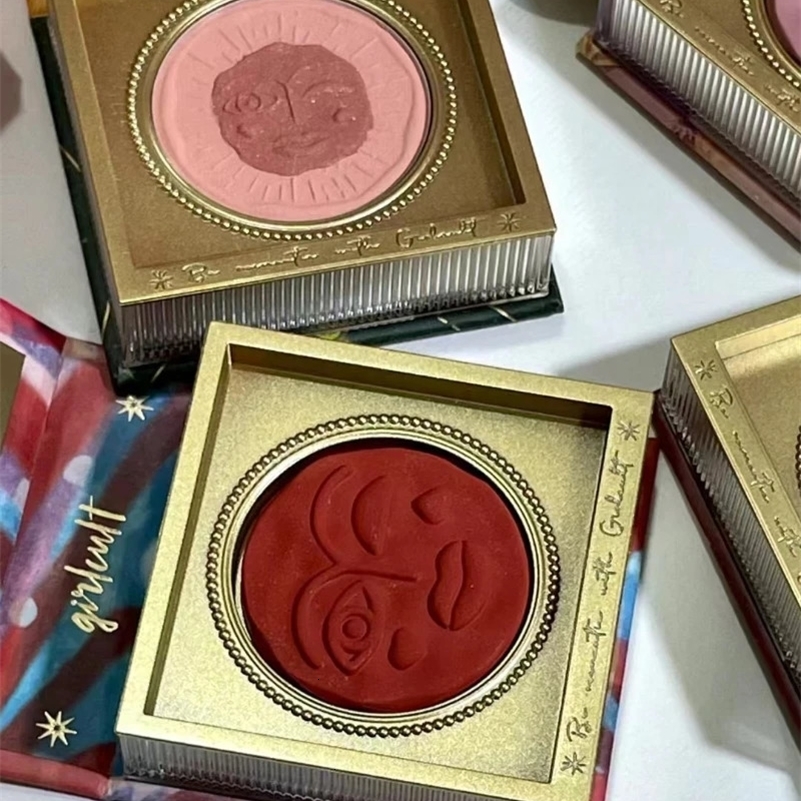 Girlcult Emotional Blush Highlighter Matte Finish Shimmer Cute Makeup 240624