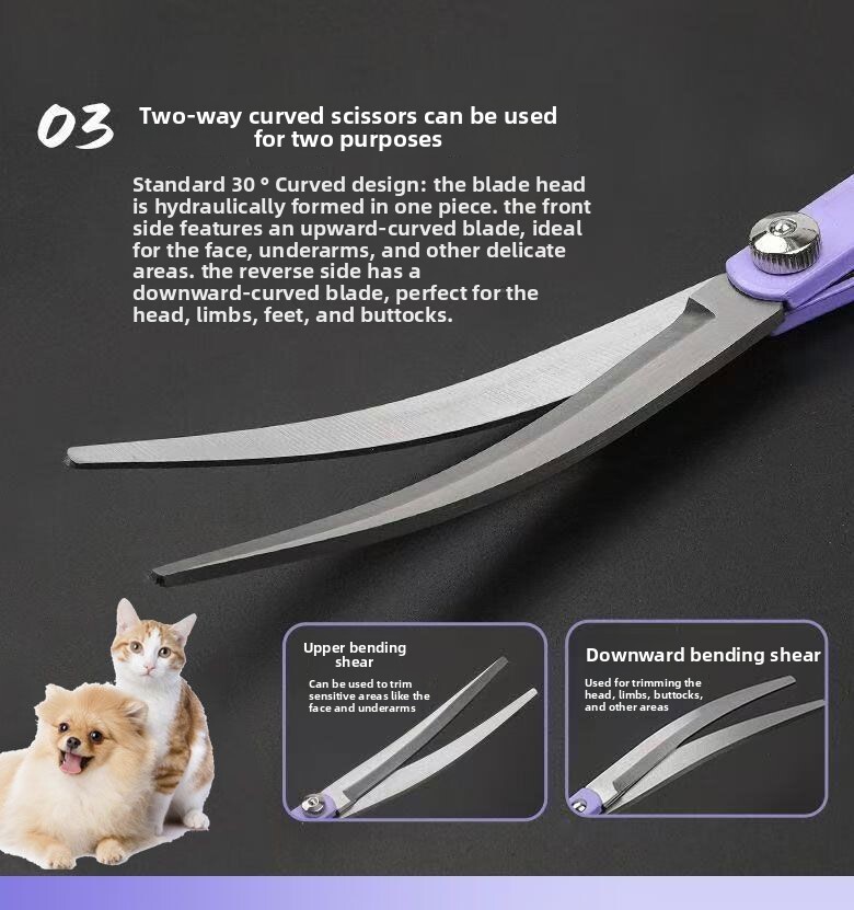 Pet Scissors Grooming Set for Trimming Dogs Teddy Poodle No Hair Stuck Shaving and Shearing Tool high quality Wholesale