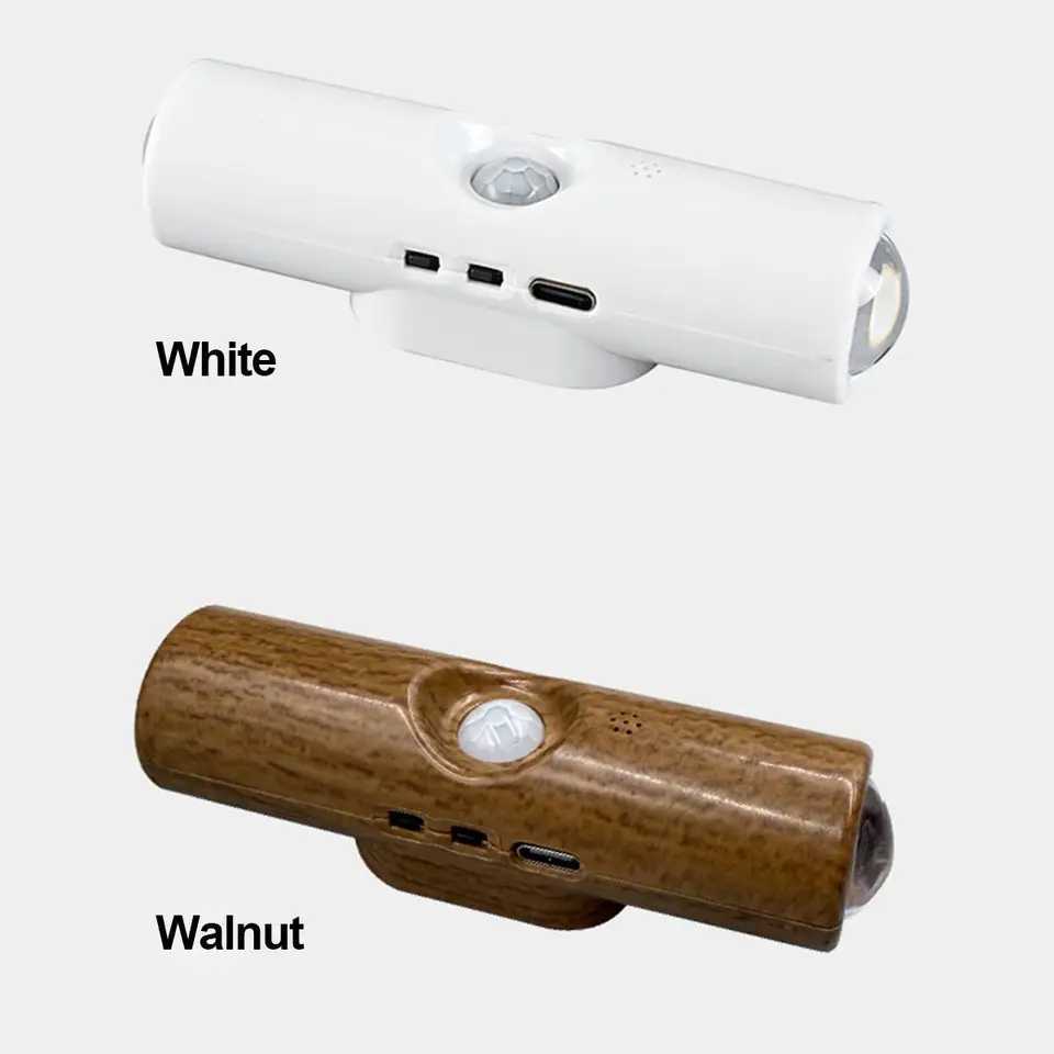 Usb Rechargeable Motion Sensor Led Night Light Wall Smart Lamp Rgb Wireless Stair Indoor Ambient Cordless Magnetic UpDown Decor C251124