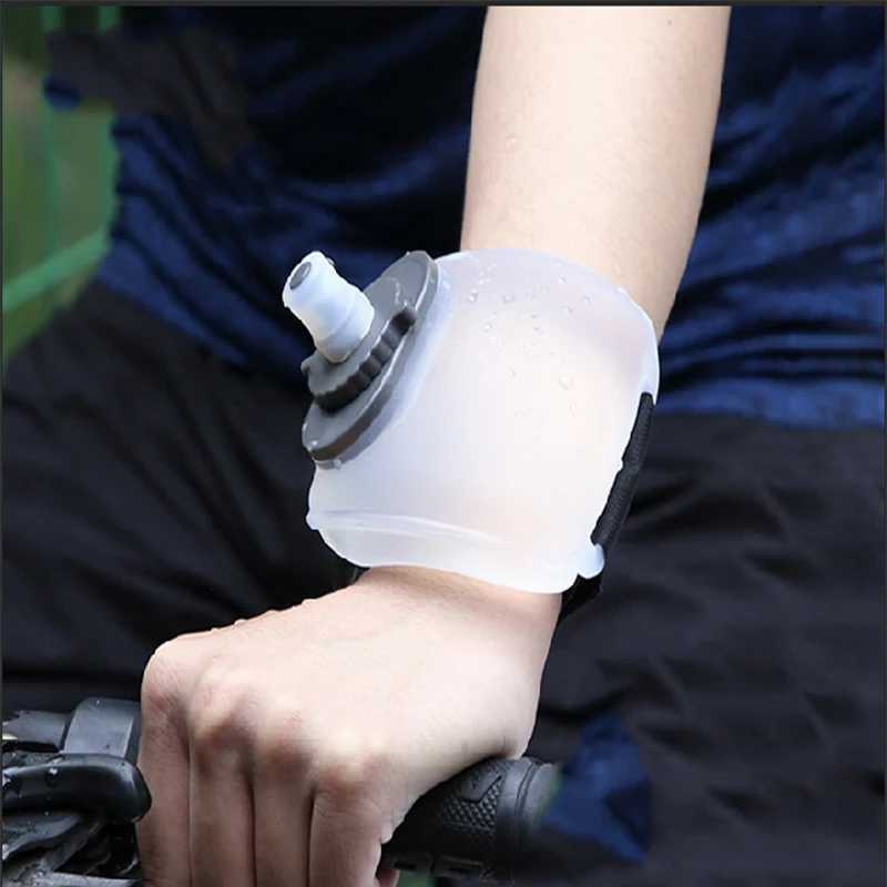 Wrist Sports Water Bottle Foodgrade Silicone Water Cup Creative and Portable for Outdoor Cycling Running and Mountain Climbing J250923