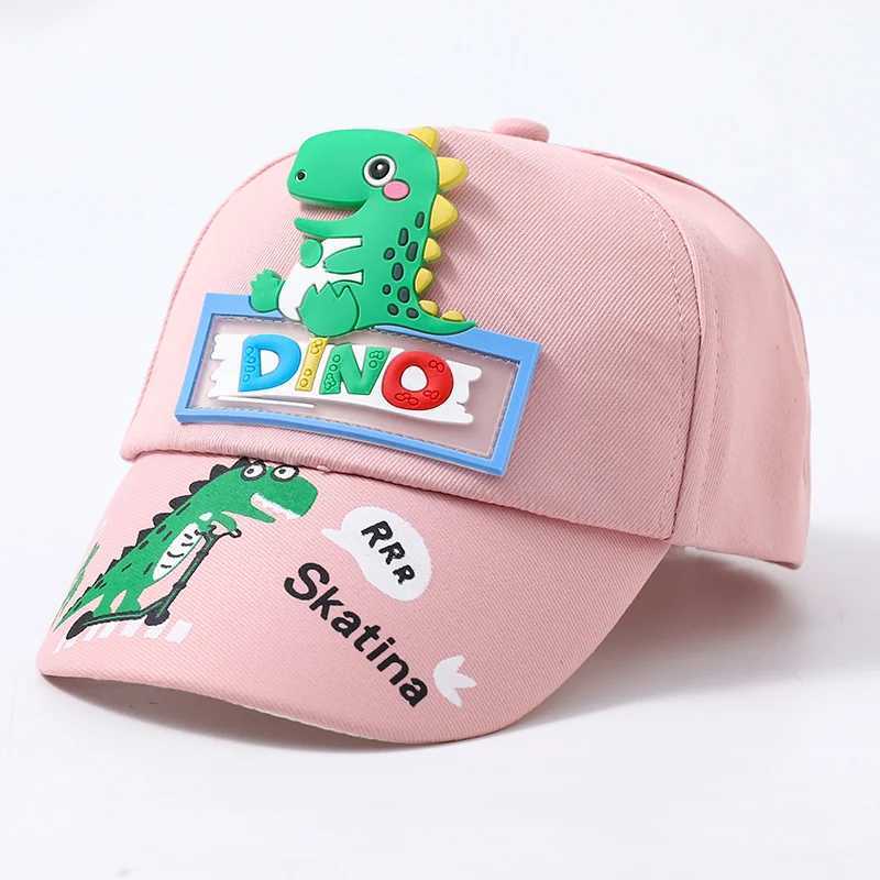 Cute Dinosaur Children Baseball Cap Cartoon Kids Duckbill Hat 236Month Boy Girl Outdoor Sunshade Visors Toddler Duck Tongue Cap Z251029
