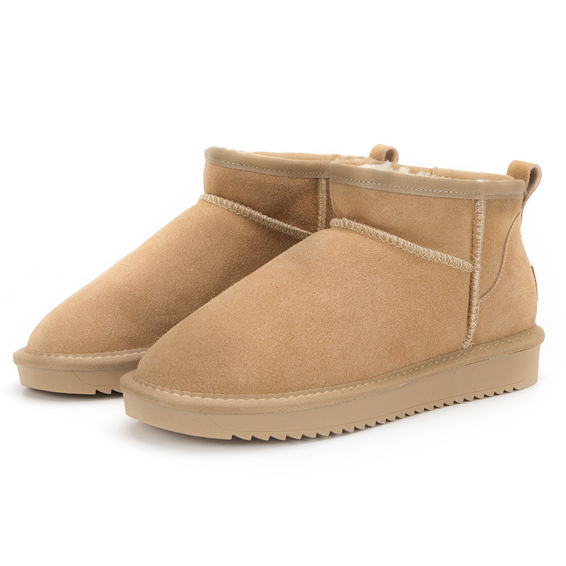 hot free shipping designer shoes Winter New Short Boots with Thick Velvet for Students Cotton Shoes Anti slip keep Warm Snow Boots for Women black gre