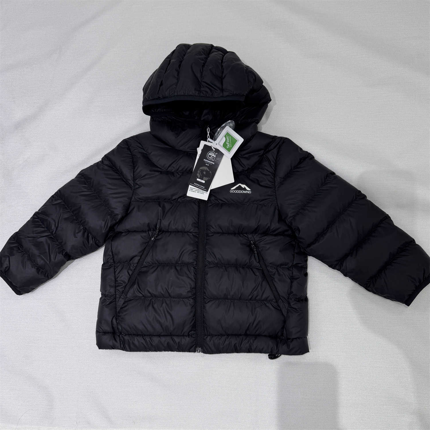 New autumn-winter lightweight children's short-style down jacket with hood, ultra-light and soft, boys' and girls' coat J250923