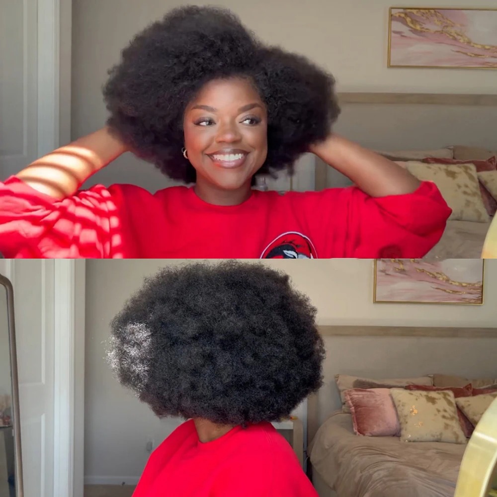 180% Density Afro Kinky Curly Human Hair Wigs Short Bob 4c Edges Wig Brazilian Remy Hair 13x6 HD Lace Frontal Wig 360 Full Lace Wig Wear And Go Gluele