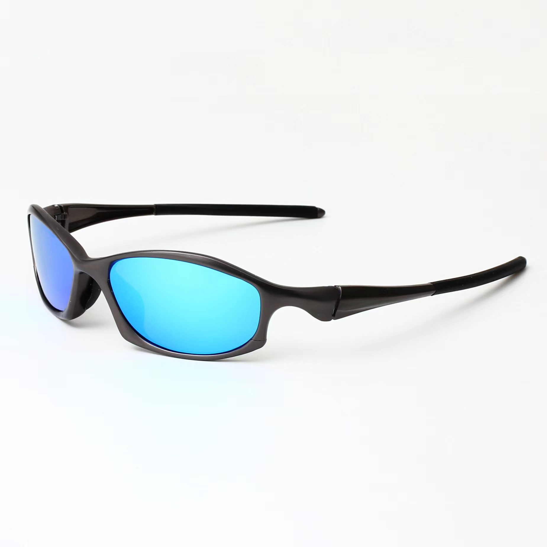 Metal Glasses Retro Outdoor Dressing Concave Style Cycling Polarized Sunglasses Zinc Alloy Sunglasses