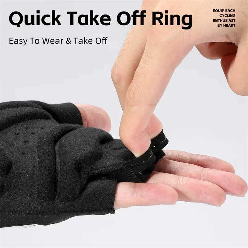 WEST BIKING Summer MTB Gloves ShockAbsorbing Half Finger Road Bike Cycling Gloves Anti Slip 5 Colors Unisex Cooling Sport Gear J250922