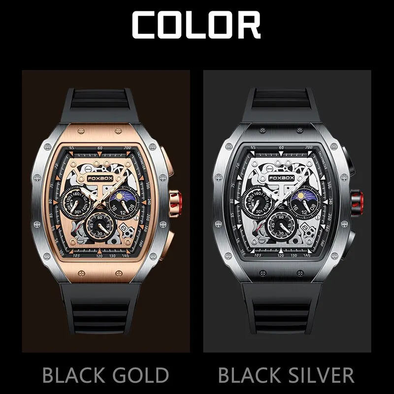Sports Watch Men Top Mens Watches Business Waterproof Military Quartz Chronograph Wristwatch Montre Homme 250911