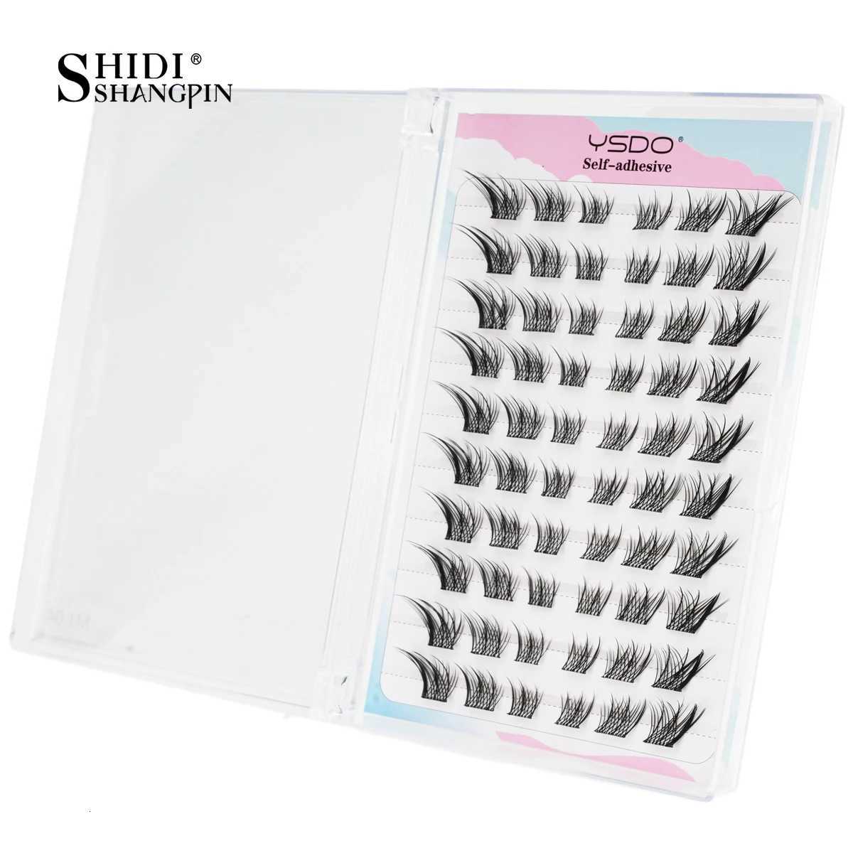 SelfAdhesive Eyelashes DIY False Lash Clusters Free Glue Anime Fluffy Natrual Soft Faux Cils Mix Styles Korean Makeup Easy Wear C250923