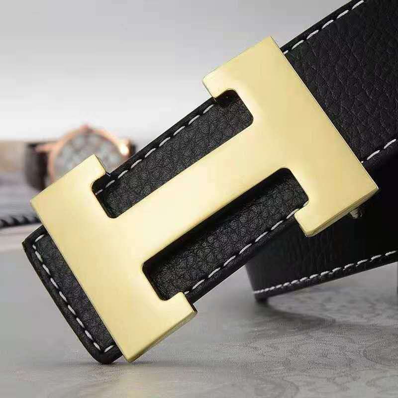 Stylish Leather Belt for Men and Women - Versatile Accessory for Business or Casual Wear