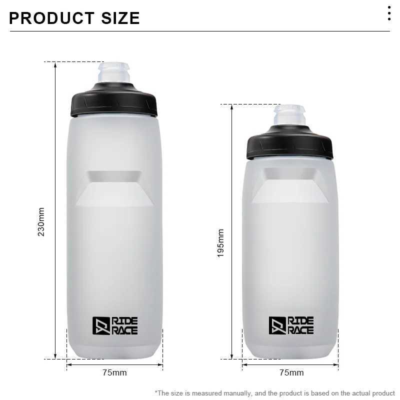 620750ML Bicycle Water Bottle PP5 TasteFree Lightweight Outdoor Sports Squeeze Mug Large Capacity Portable Cycling Equipment J250923