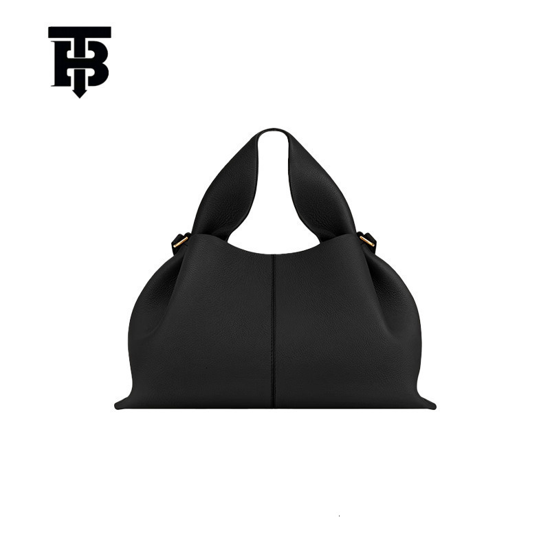 TB BHULAMTE Free Shipping New Designer Bag French Cloud Bag Genuine Leather 2025 High-quality Women's Fashion Dumpling Bag Armpit Handbag Shoulde