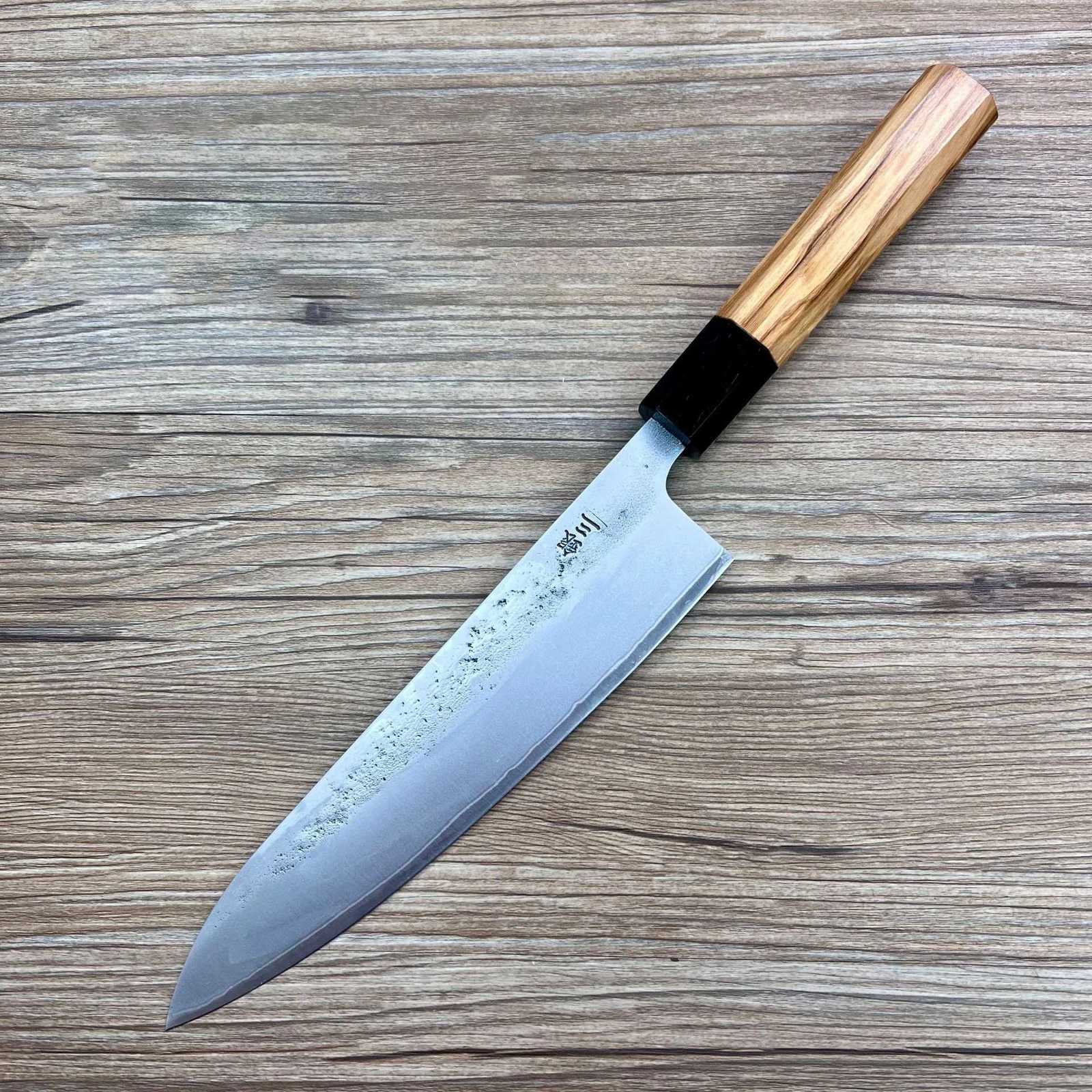 Kitchen knives 67 Inch Chef Knife Stainless Silver Steel No 3 Blade Wood Handle Cleaver Meat Slicing Vegetables Japanese Kitchen Sharp Knife F250923