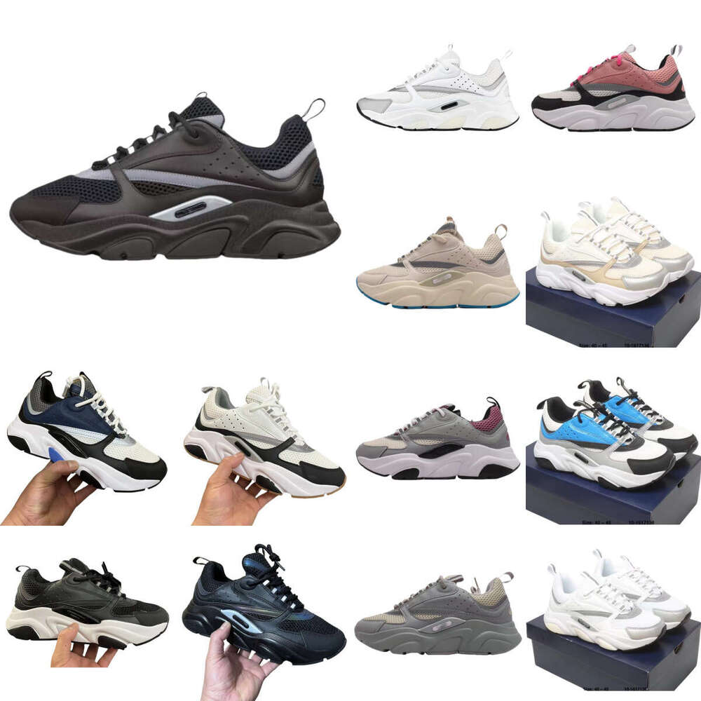 Designer Running Shoes New B22 Casual Unisex Sneakers Outdoor Trendy Breathable Mesh Dad Shoes Men Women Trainers Outdoor Sports Platform Sneakers