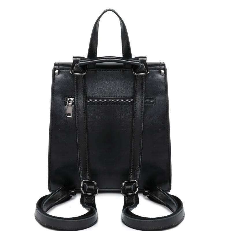 Women Backpack Cross Body Laptop Bag Daypack Genuine Leather Travel Book School Female Cowhide Rucksack Shoulder Messenger Bags Suotong0917
