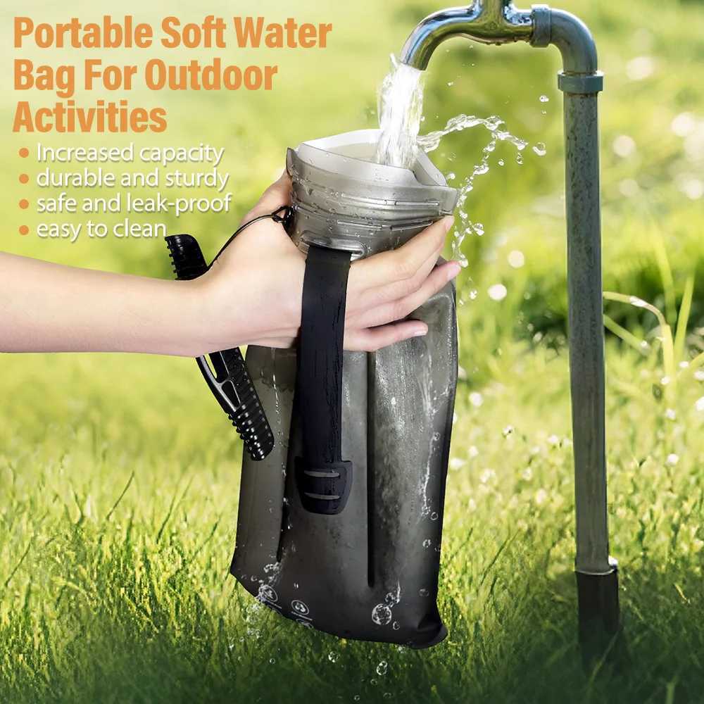 NEWBOLER TPU Detachable Drinking Tube Water Bag Large Capacity Outdoor Drinking Bag Mountaineering Running Reservoir Bag 2L3L J250923