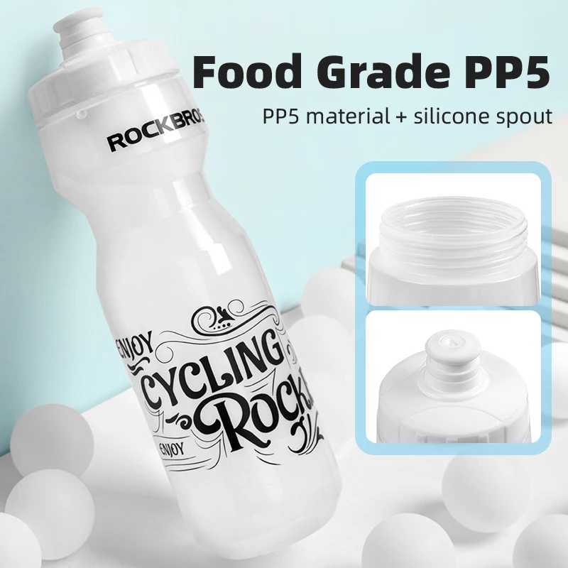 ROCKBROS Bicycle Water Bottle 750ML Big Capacity Portable Squeeze Mug Cycling Kettle Bike Cup J250923
