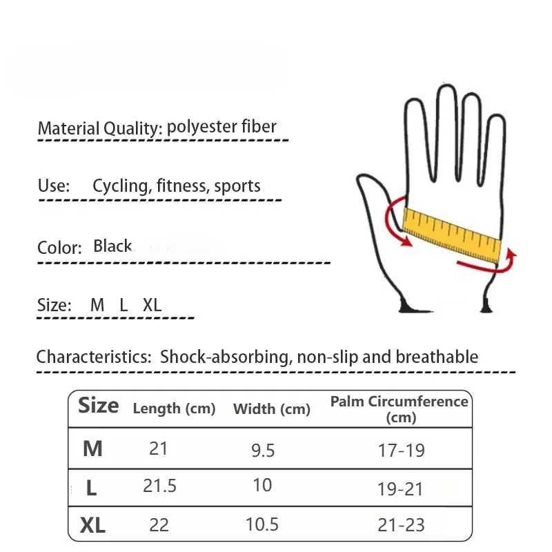 Men Windproof Thermal Gloves Cycling Touchscreen Anti Slip Warmth Riding Gloves for Motorcycle Outdoor Sports Skiing Hiking J250922