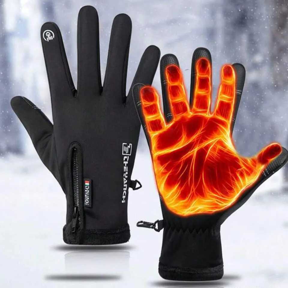 GTUBIKE Outdoor Winter Cycling Ski Gloves for Men Women Waterproof Touchscreen Warm NonSlip Gloves Snowboard Motorcycle Gloves J250922