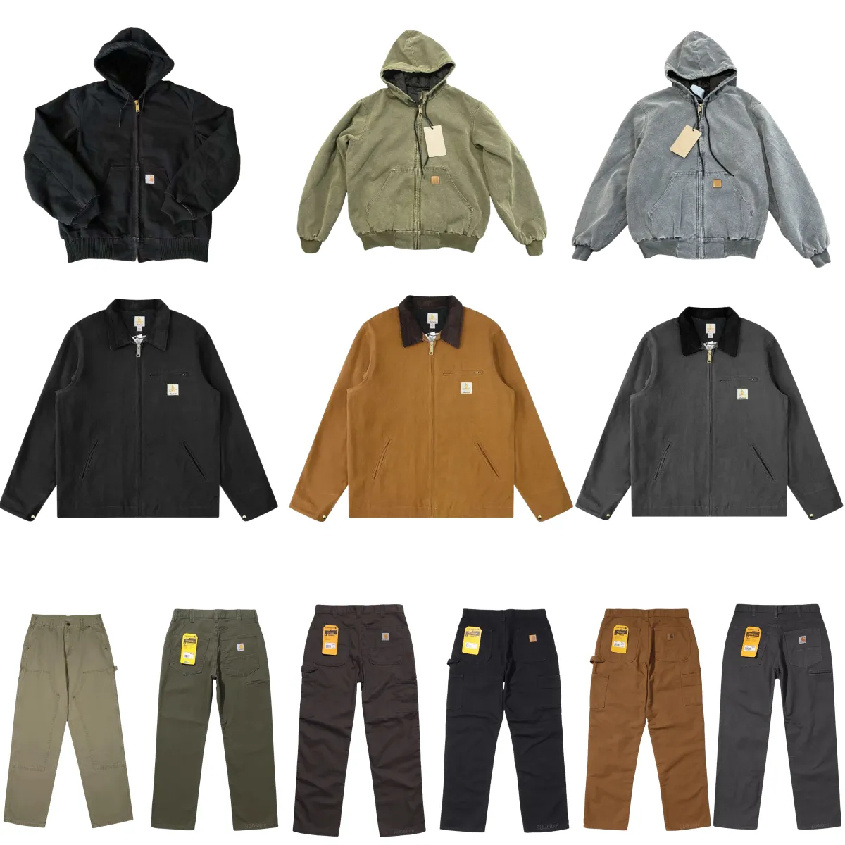 New autumn 2025 collection carharrets jacket Hot Seall Carah Jacket Men's Hoodie Designer for Men Y2k Full Zip Up Hoodie Long Sleeve Graphic Jacket Goth Sweatshirt