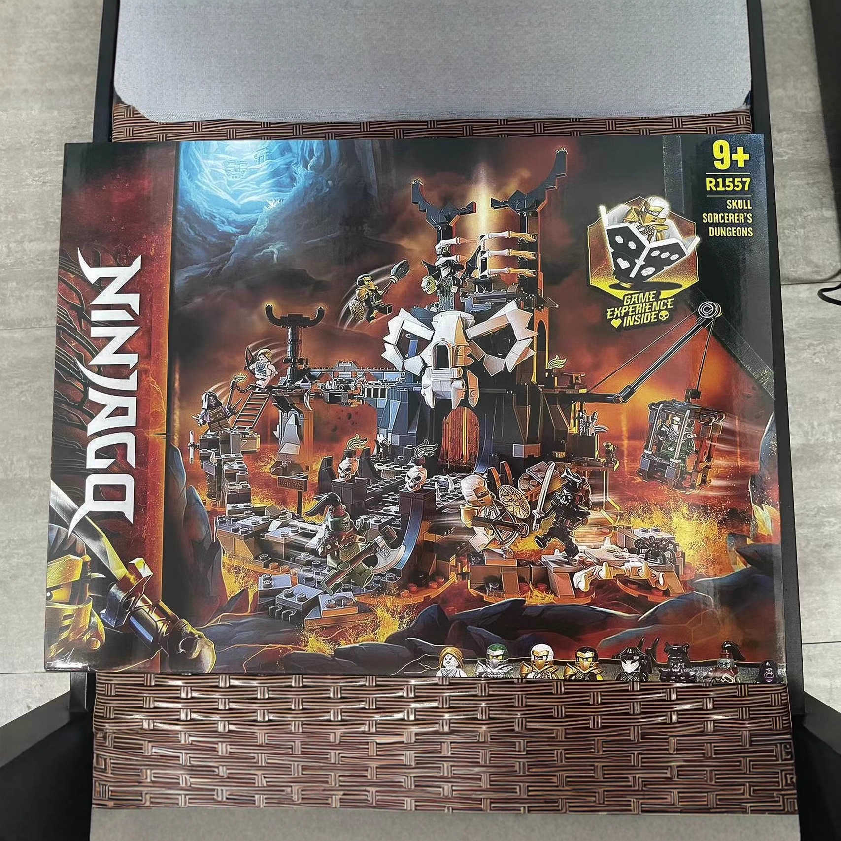 New Building Blocks Compatible with Ninjago 7 Skeleton Wizards Dungeon Building Blocks Toys C251027