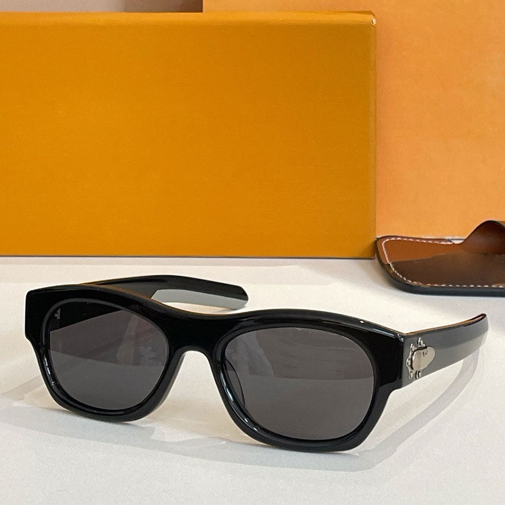 Frog Round Square Sunglasses Brand Mens Sunglasses Z3024U Designer Black Acetate Frame glasses signature hardware silver toned frog locks UV400 Protection Z3089U