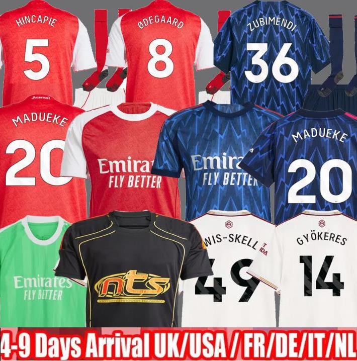 25 26 soccer jerseys RICE SAKA MARTINELLI 2025 2026 Jersey ODEGAARD SALIBA HAVERTZ kids kits Gabriel TROSSARD arsenalfootball Shirt Kit uniform Lewis Skelly