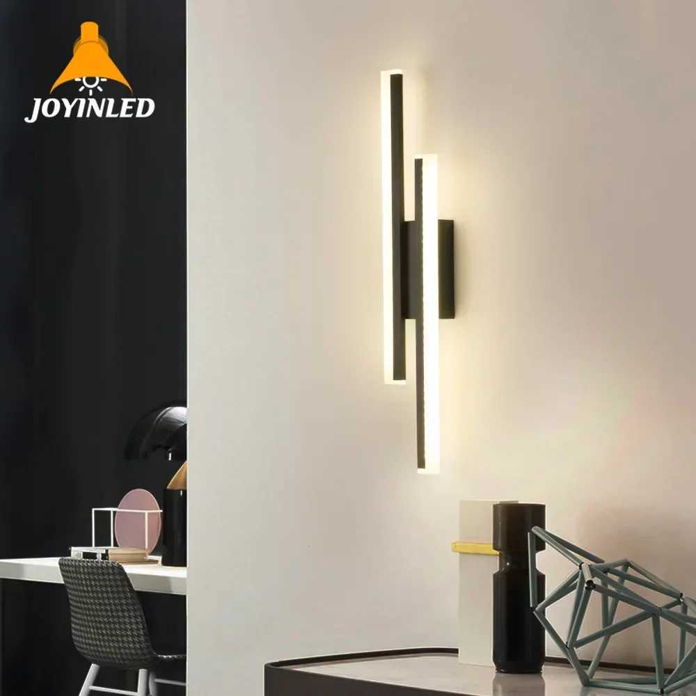 Nordic Acrylic Lampshade 16W BlackGold Led Wall Light AC85265V Wall Sconce Light Modern Wall Lamp Up and Down Lighting Fixture C251124