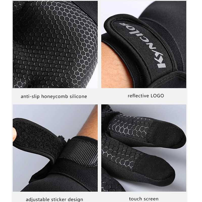 Winter Cycling Gloves Women Men Warm Bike Mitten Full Finger Waterproof Touchscreen Bicycle Mitts For Cold Weather Sports Riding J250922