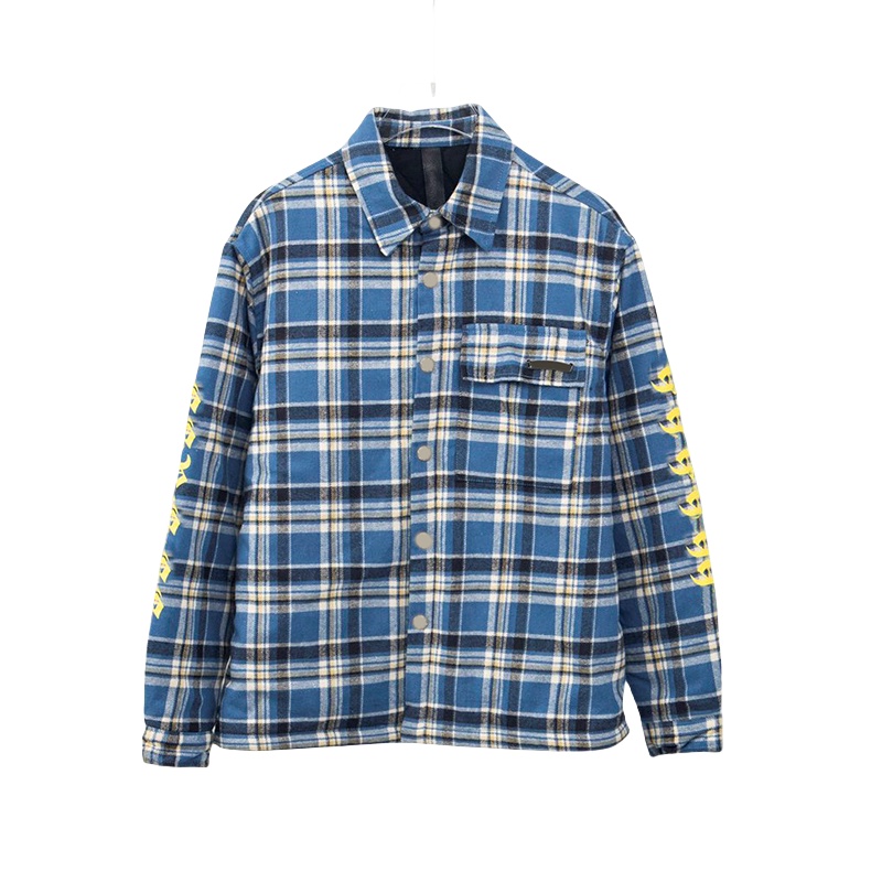 Men Special Designer Cotton Jackets Autumn Fleece Thick Warm Shirts Coat Unisex Preppy Windproof Outerwear