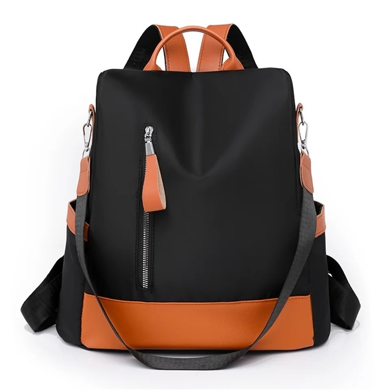 School Bags Women Fashion Nylon Backpack Travel School Nylon School Bag Shopping Rucksacks Travel Shoulder Schoolbag Shoulder Bag 231009