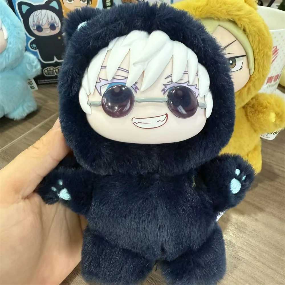 Genuine Jujutsu Kaisen Vinyl Face Doll Labubu Action Figure Backbag Pendant Toys Christmas Gift Dolls Accessories X250923