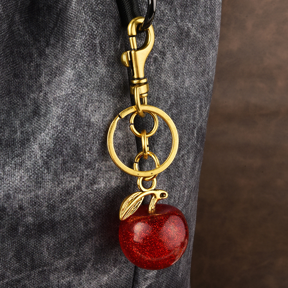 Luxury for Women - Exquisite Car Keyring Bag Charm Pendant | Apple Keychain Accessory Z260130