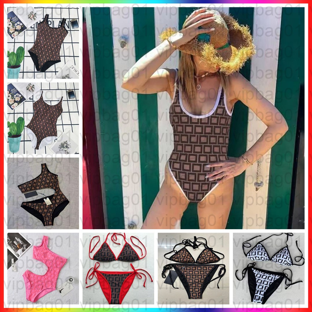 5a 2025 Fashion Womens Swimwear Sexy Girls Bathing Suit Summer Swimsuit Beach Bikinis Set Letter Pattern Women Bodysuit Swim Clothing 01