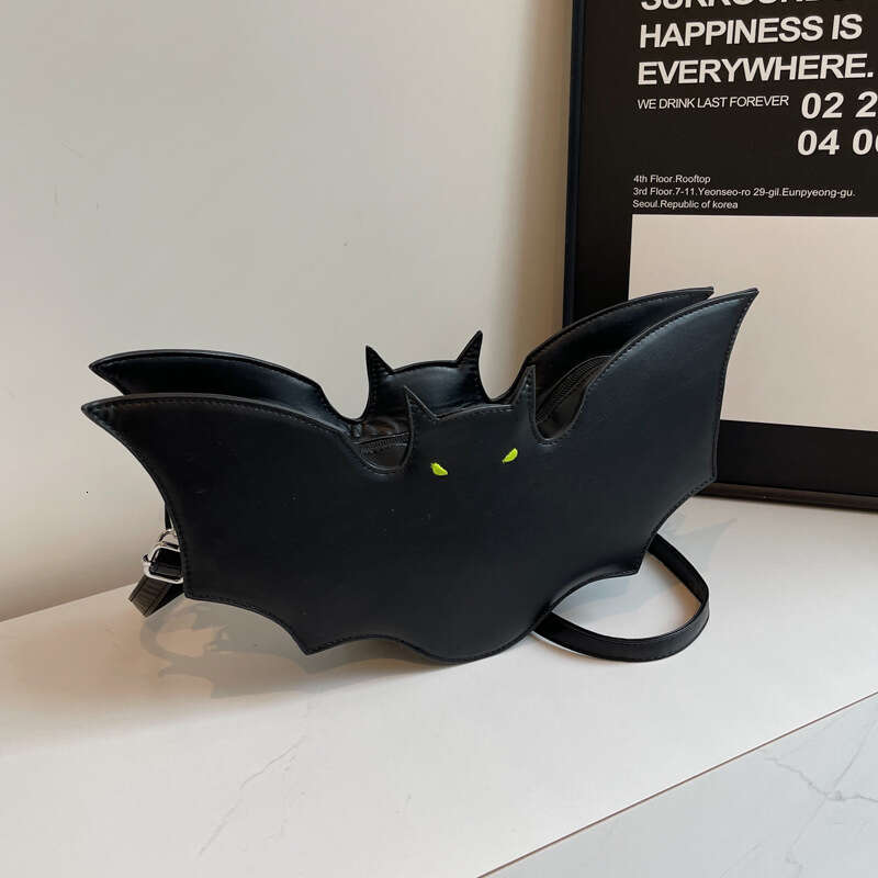 Halloween Spooky Bat for Women 2024 New Style Unique Ladies Niche Design Shoulder Crossbody Bag