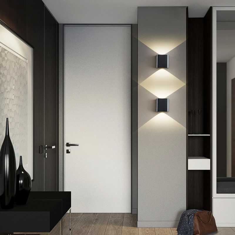 Wall Lamp Bedroom Bed Lamp Living room LED Modern Simple luxury Aisle Interior Nordic Small Wall Lamp wall sconce for bedroom C251124