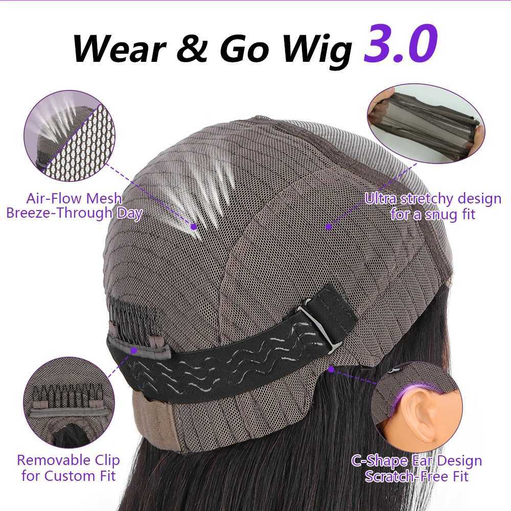 1B99j Burgundy Highlight Lace Front Wig 30 Inch 5x5 Glueless Body Wave Wear And Go Wigs Brazilain Red Colored Human Hair Wigs C250922