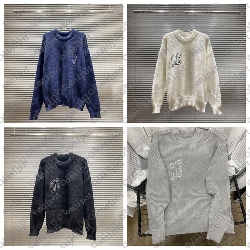 designer mens sweater Embroidered long sleeved jumpers drawstring knit pullover hoodies loose fitting womens sweatshirt S-2XL CSD2509232
