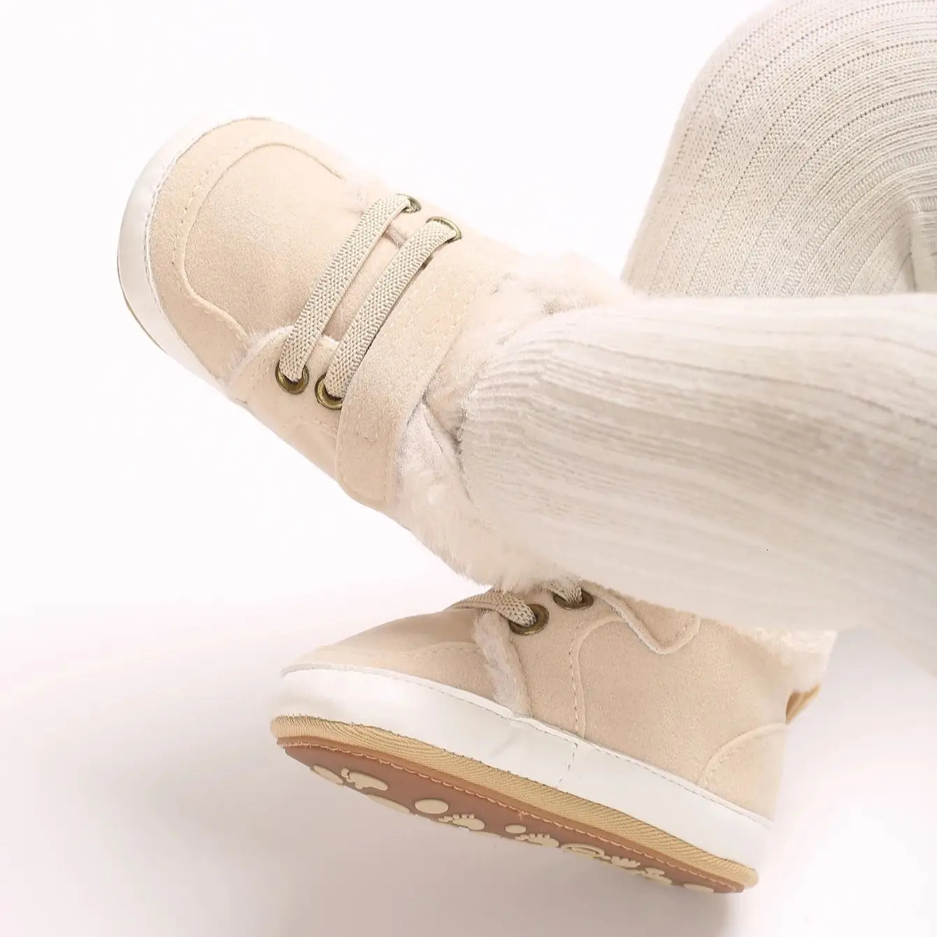 Baby Winter Boots Soft Cotton Snow Shoes for Toddlers Warm First Walkers 024M Solid Color n 251022