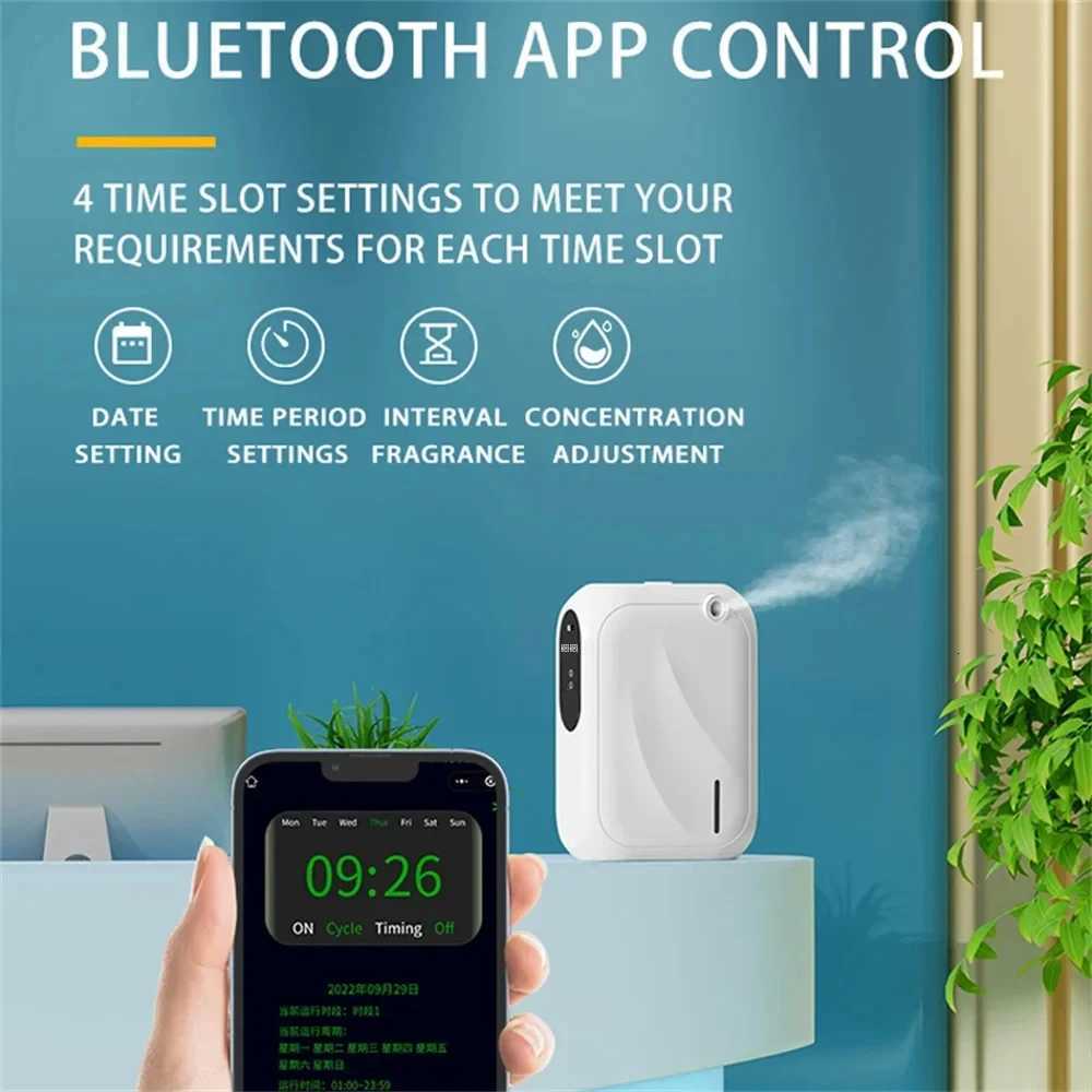 Scent Machine Aroma Diffuser For Hotel Home Waterless Essential Oil Diffuser For Home Fragrance Bluetooth APP Control F250923