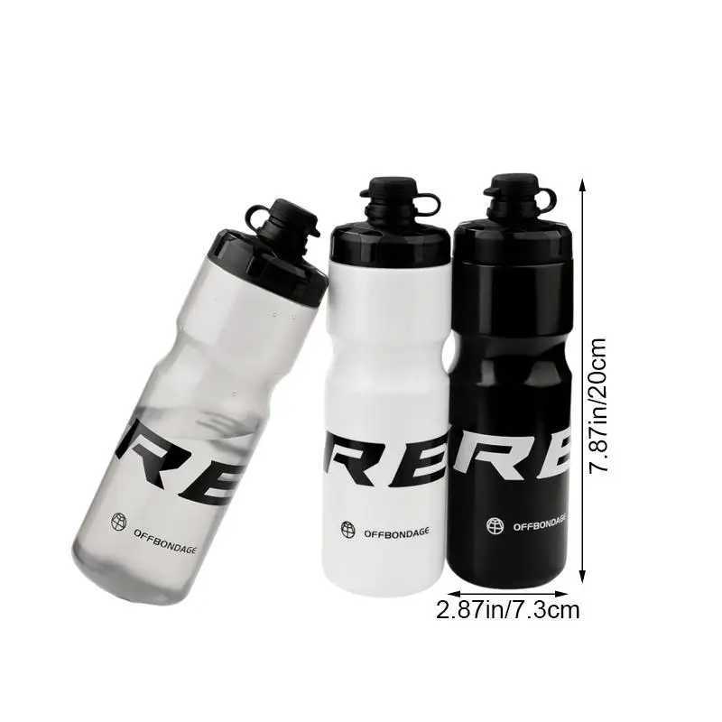 710ML Plastic Portable Bottle Bike Water Bottle Squeezable Cycling Bottle NonDeform Sports Outdoor Camping Bike Drink Bottle J250923