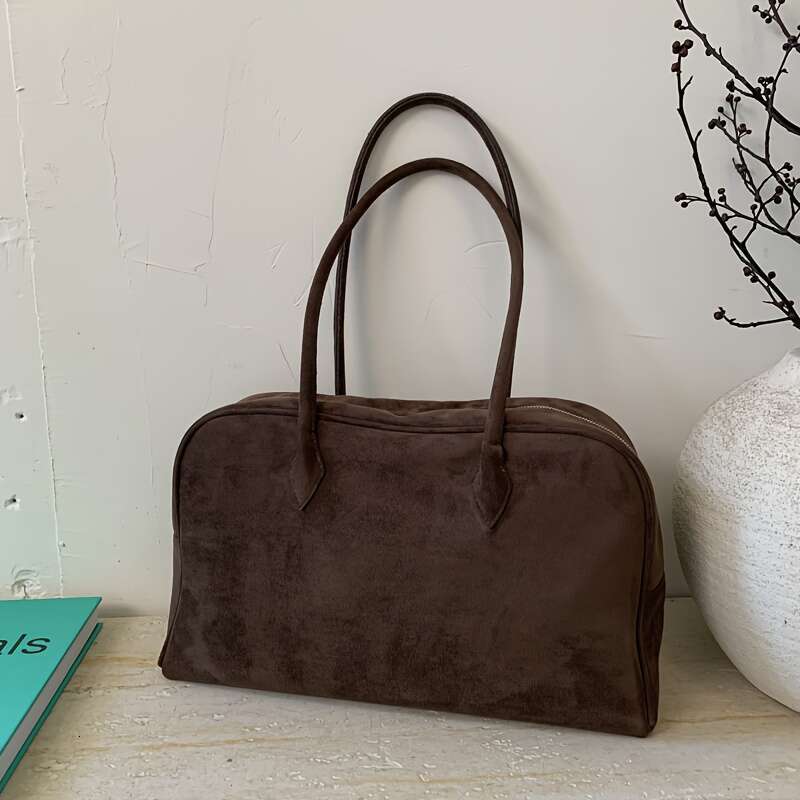 Designer Women Shoulder Bag Large Capacity with Laptop 15.6-inch Pocket, Synthetic Leather Gold Hardware, Elegant Durable Burgundy Brown Black