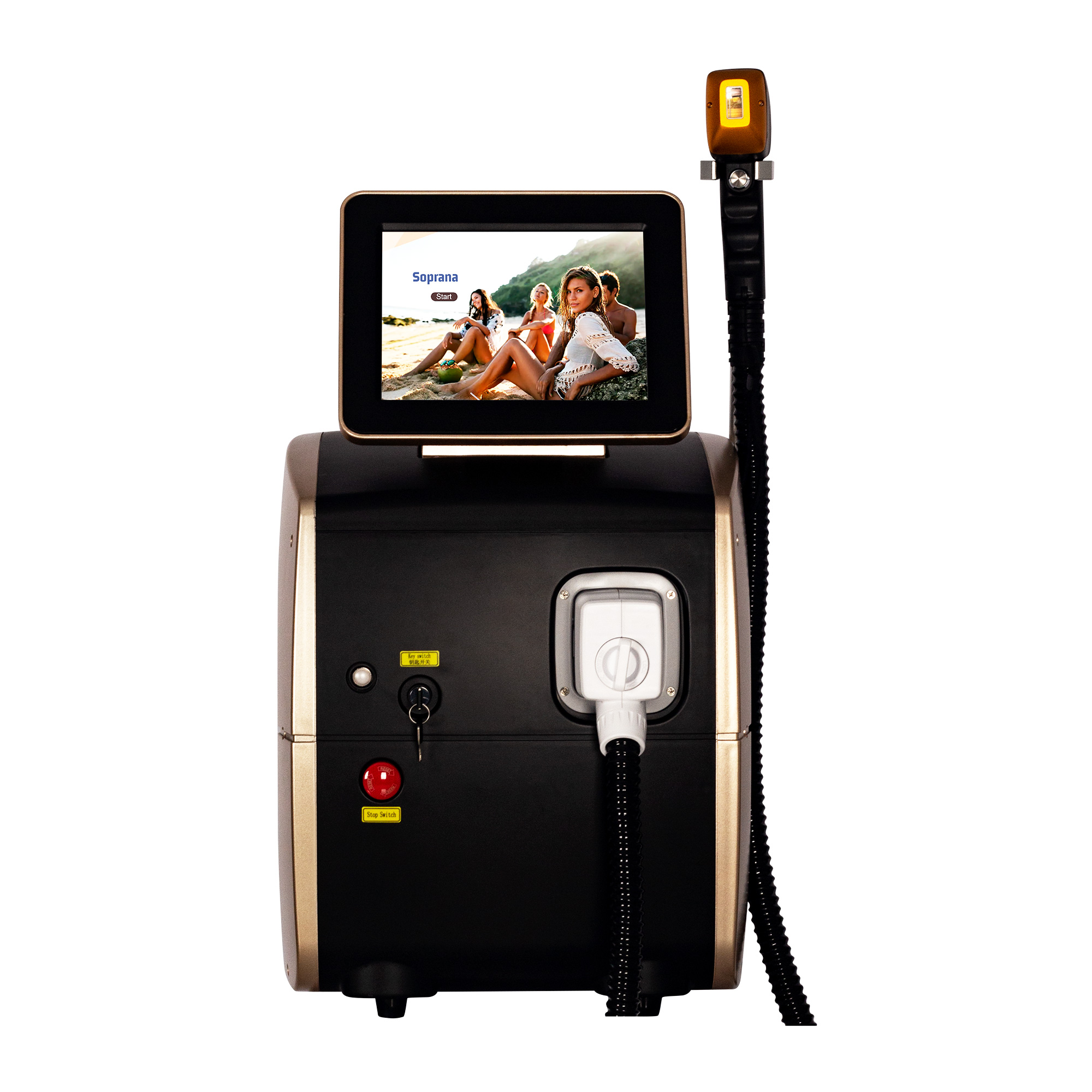 The Latest 808NM Diode Hair Remover 3000W Professional Three-wavelength 755nm 808nm 1064nm Painless Hair Removal Efficient Permanent Hair Removal Lase