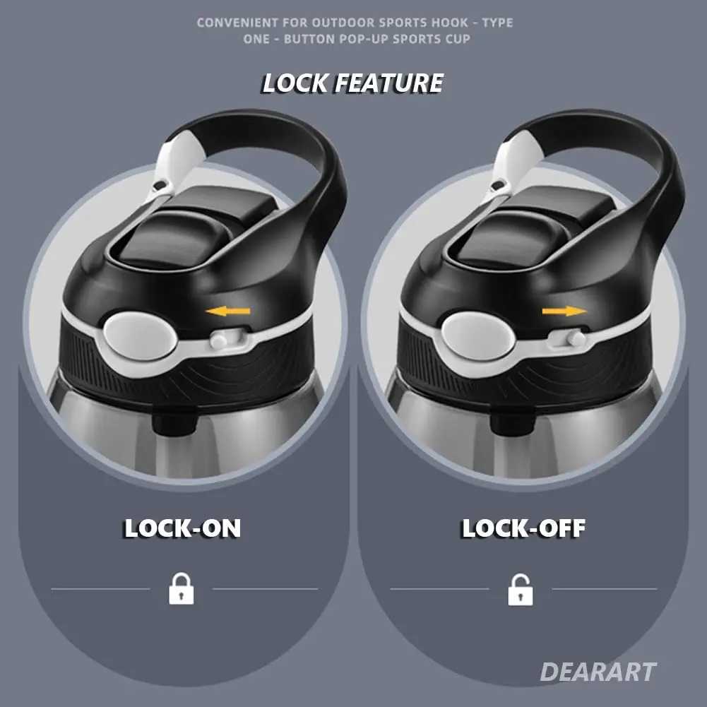 750ml Portable Sports Water Bottle With Straw For Camping Hiking Outdoor Plastic Transparent BPA Free Bottle For Men Drinkware J250923