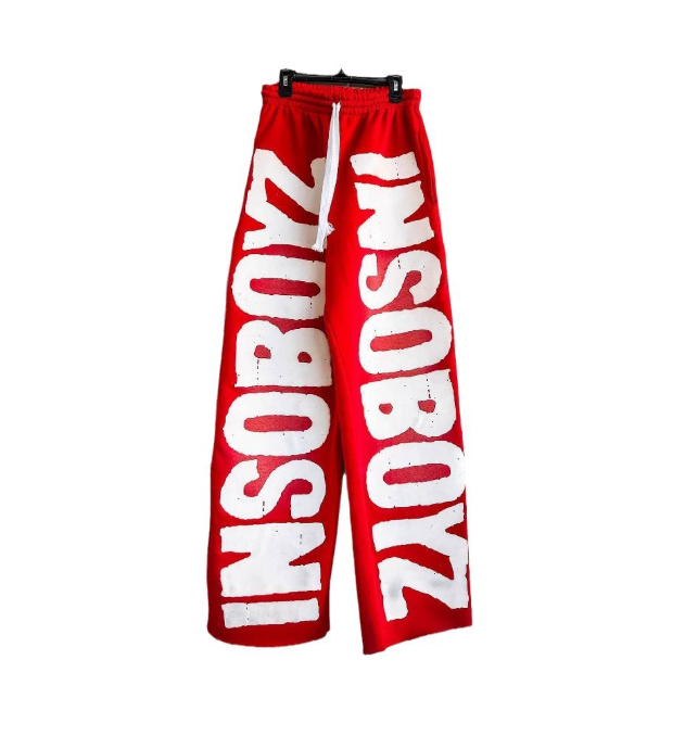 Y2K American Fashion Oversized Letters Loose Jogging Pants Mens and Womens Harajuku Hip-Hop Letters Casual Joker Sweatpants 250806