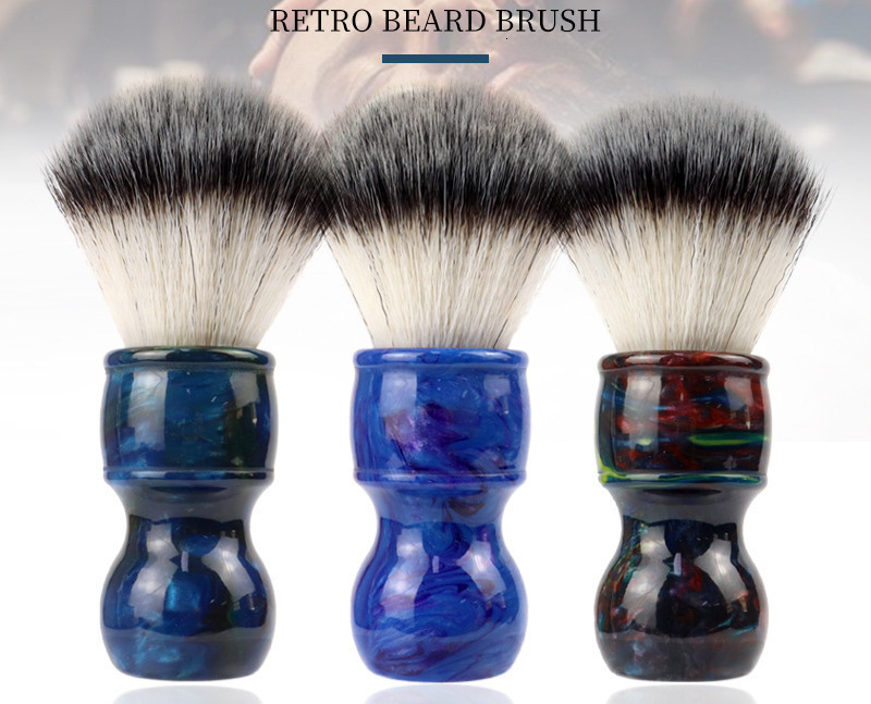 Makeup Tools Dscosmetic PaulHFilms tuxedo synthetic hair shaving brush for man 221203