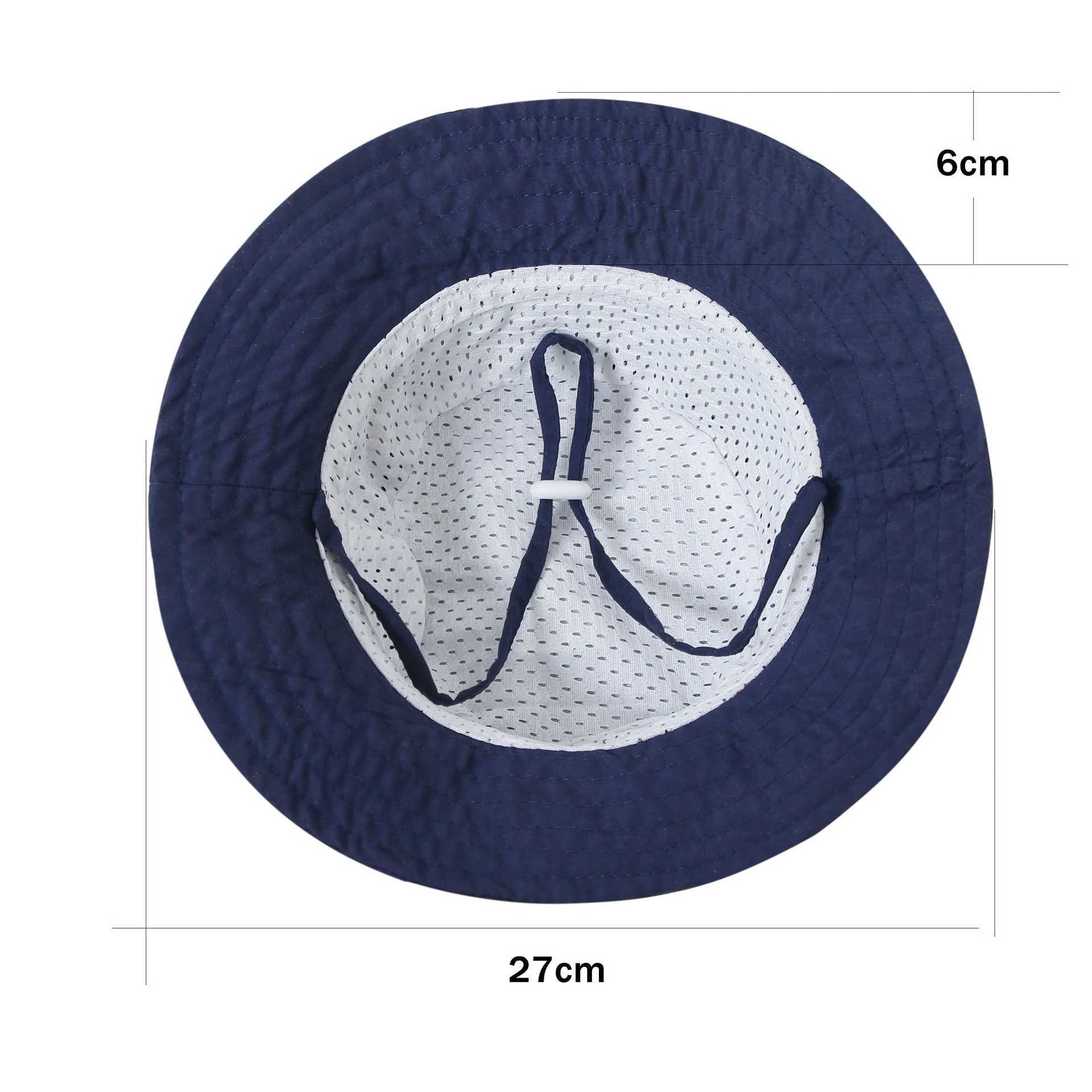 15Y Boy Children Solid Color Fishermans Cap Girl Baby Solid Casual Sunscreen Hat Infant Cotton Caps Kid Windproof Basin Hats Z251029