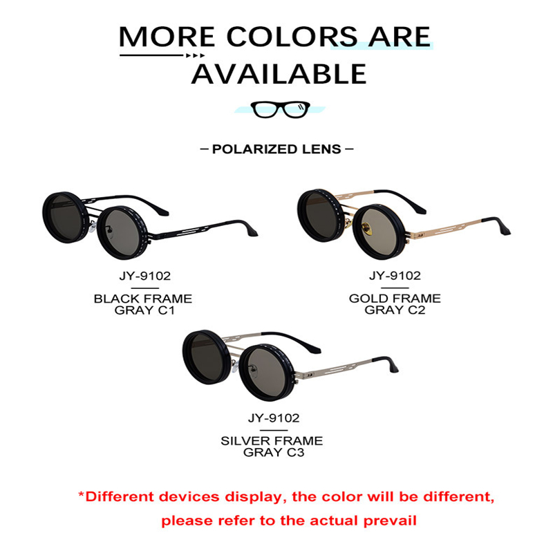 Manually Adjusting Dimming Polarized Sunglasses Durable Fishing Eye Gear with Protective ND9 Coatings