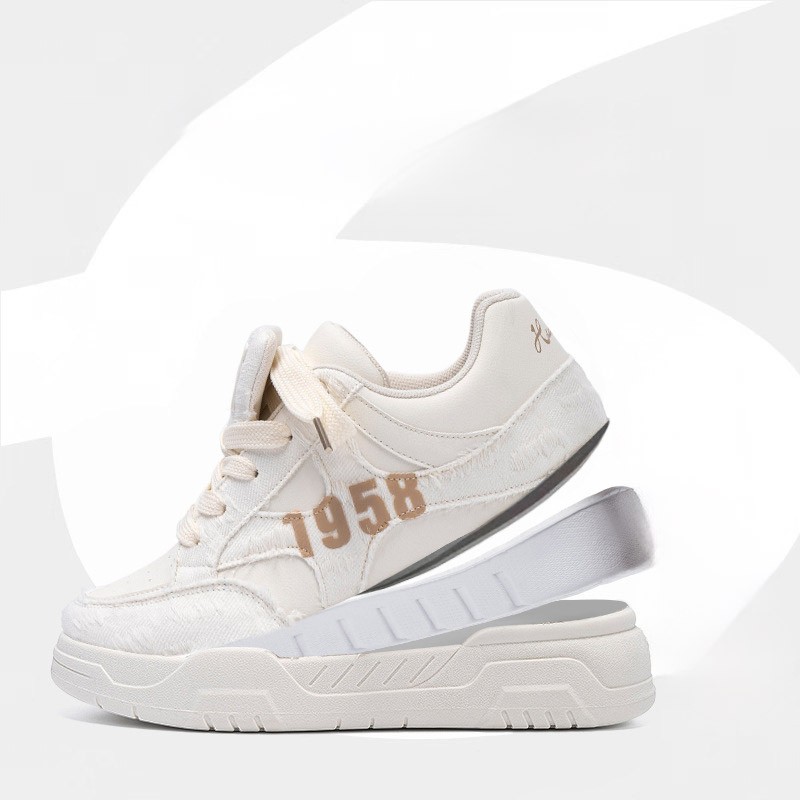 HUAN QIU Free shipping Designer Casual Shoes Height increasing board shoes men thick soled white shoes luxurious