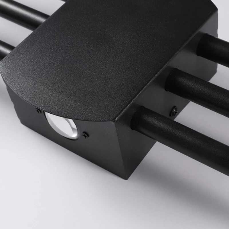 Modern Lines Wall Light Black Led Wall Lamp Bedroom Study Room Lights Fixtures Indoor Decoration LED Lighting for Wall C251124